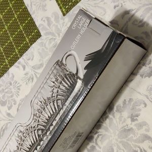 Godinger Crystal Cutlery Holder